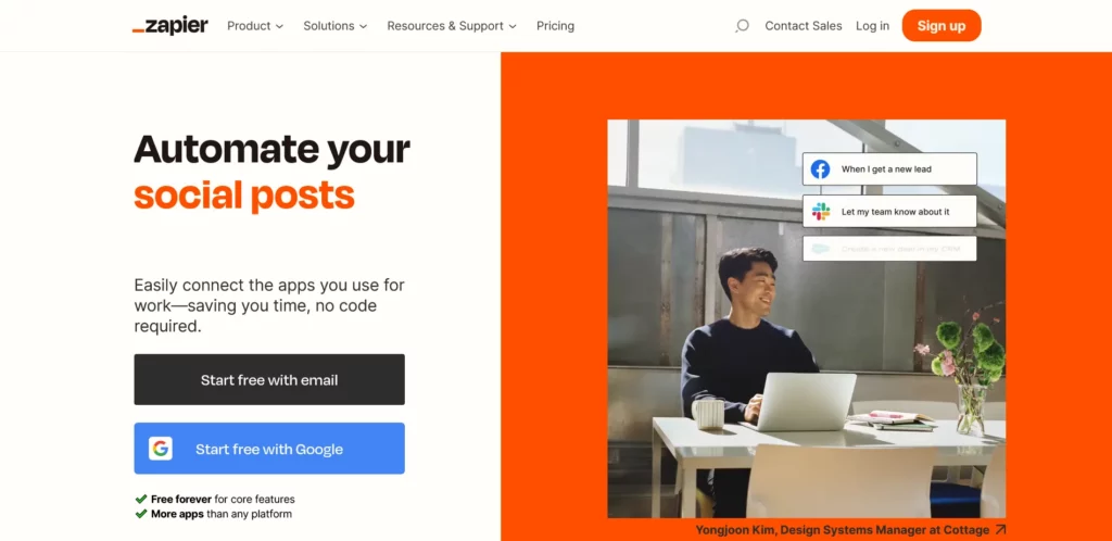 Zapier automation